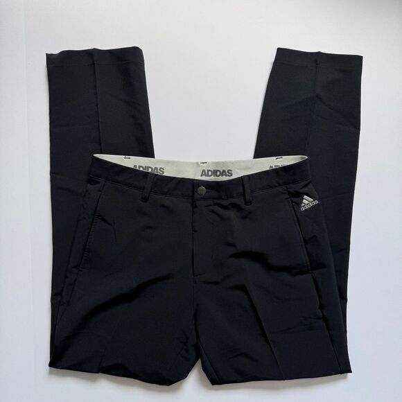 Adidas 3-Stripe Performance Men's Golf Pants Black Size 32x32 - Picture 2 of 8